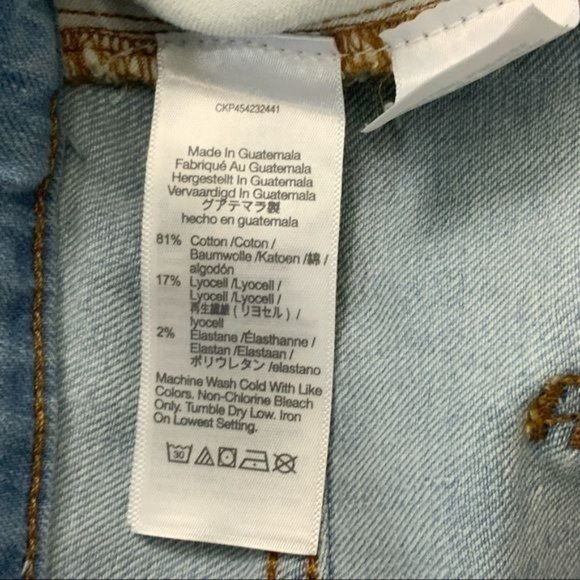 Madewell Womens denim shorts high rise Distressed 34 waist - Picture 16 of 16